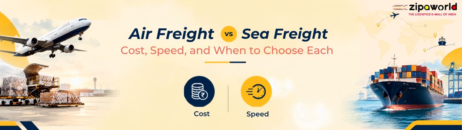 Air Freight vs Sea Freight: Cost, Speed, and When to Choose Each