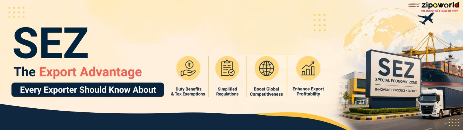 Special Economic Zones (SEZ) - Exporter Benefits & Advantages 