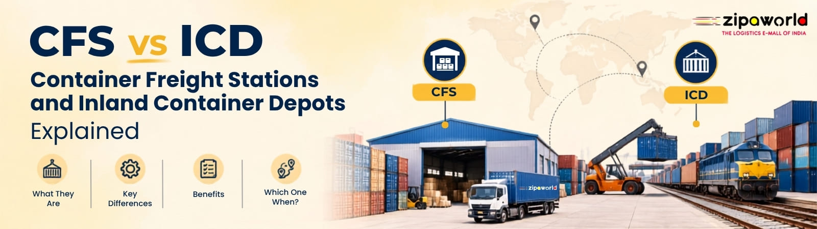CFS vs ICD: Container Freight Stations and Inland Container Depots Explained